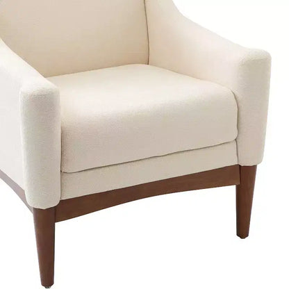Lot de 2 fauteuils Gérard de style moderne du milieu du siècle avec accoudoirs inclinés | ART OF LIVING DESIGNS