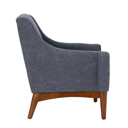 Lot de 2 fauteuils Gérard de style moderne du milieu du siècle avec accoudoirs inclinés | ART OF LIVING DESIGNS