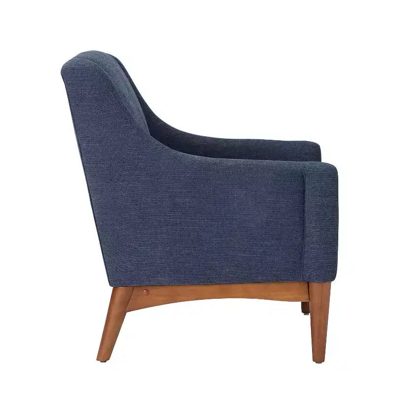 Lot de 2 fauteuils Gérard de style moderne du milieu du siècle avec accoudoirs inclinés | ART OF LIVING DESIGNS