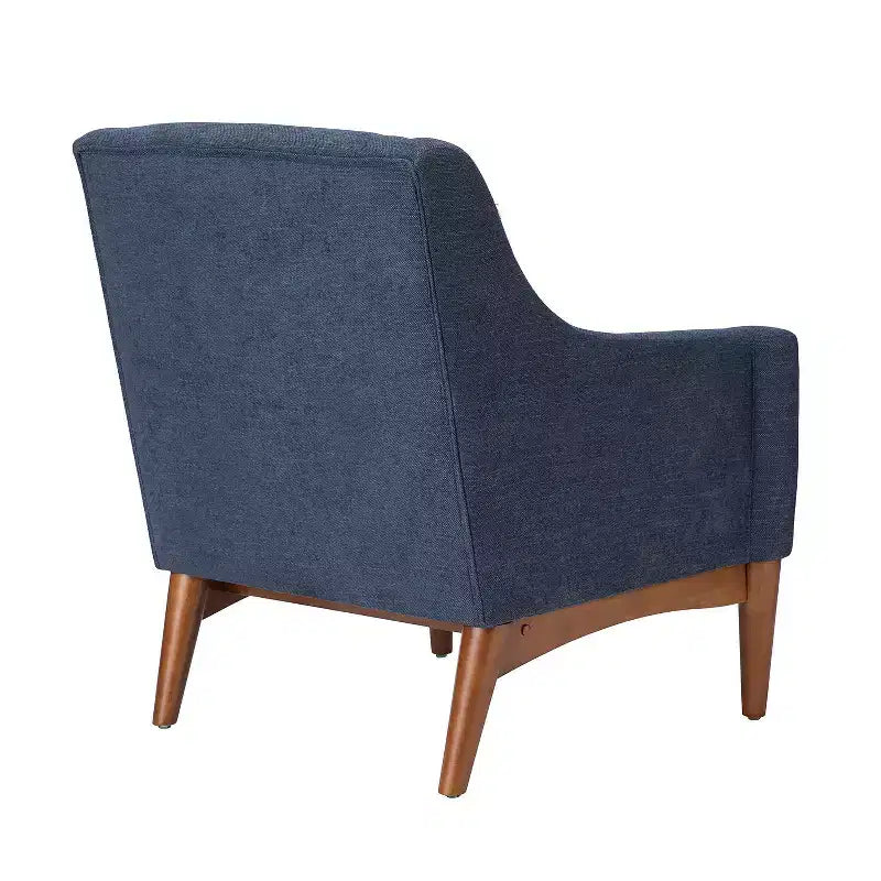 Lot de 2 fauteuils Gérard de style moderne du milieu du siècle avec accoudoirs inclinés | ART OF LIVING DESIGNS