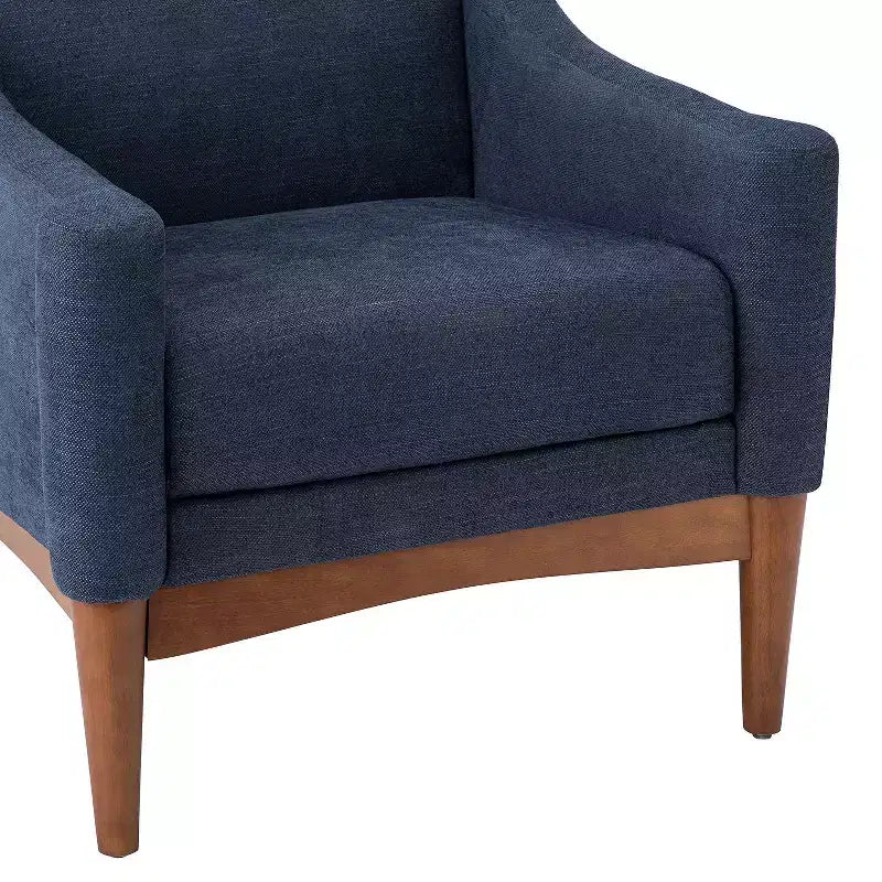 Lot de 2 fauteuils Gérard de style moderne du milieu du siècle avec accoudoirs inclinés | ART OF LIVING DESIGNS