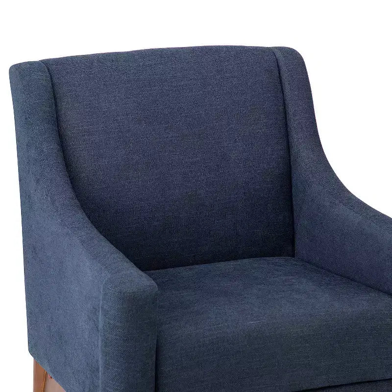 Lot de 2 fauteuils Gérard de style moderne du milieu du siècle avec accoudoirs inclinés | ART OF LIVING DESIGNS
