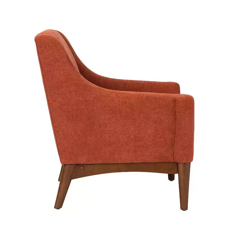Lot de 2 fauteuils Gérard de style moderne du milieu du siècle avec accoudoirs inclinés | ART OF LIVING DESIGNS