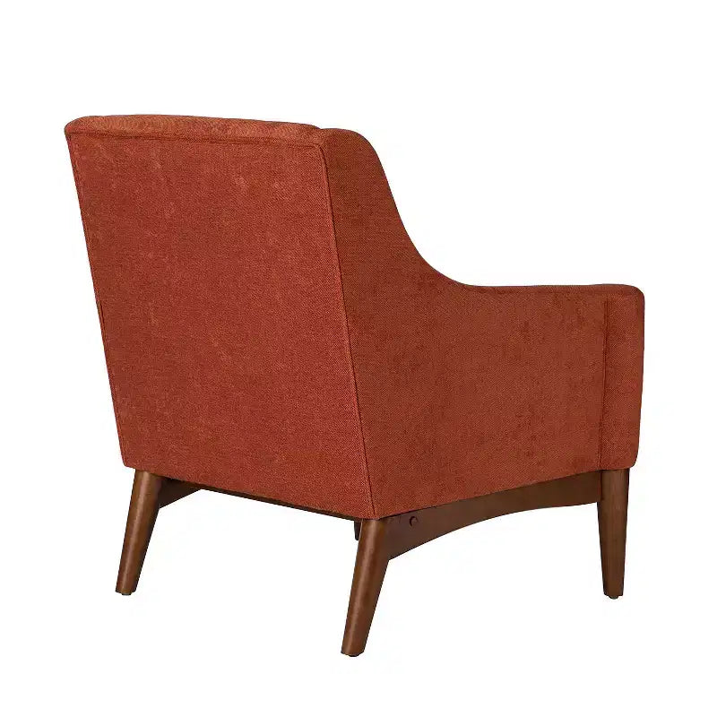 Lot de 2 fauteuils Gérard de style moderne du milieu du siècle avec accoudoirs inclinés | ART OF LIVING DESIGNS