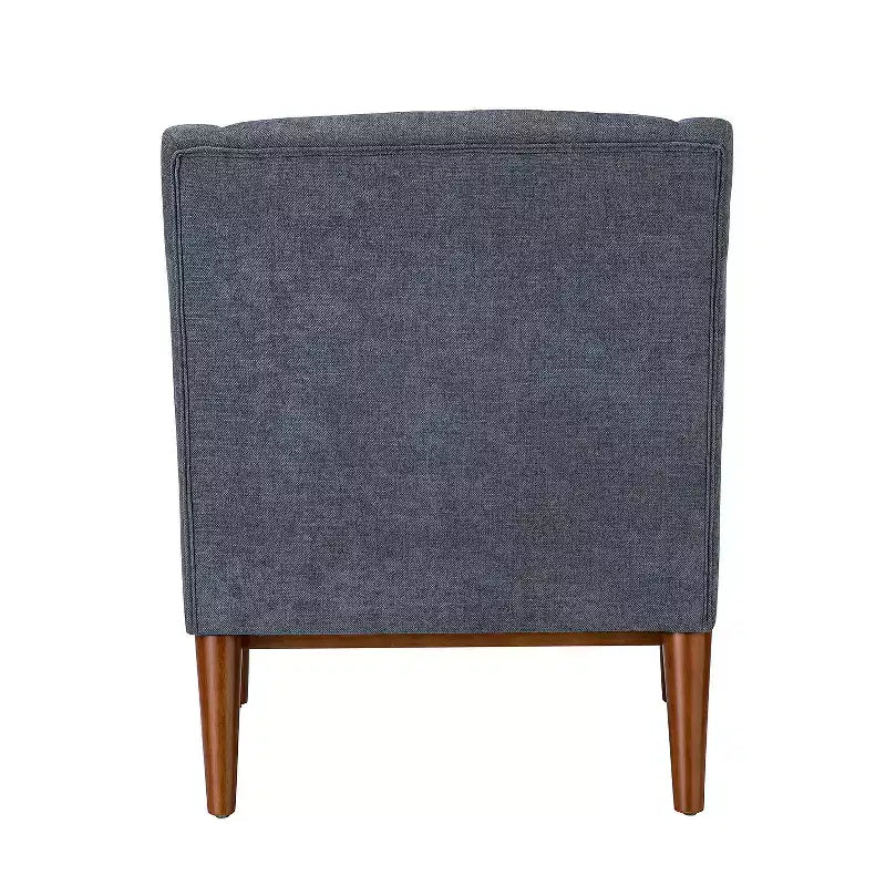Lot de 2 fauteuils Gérard de style moderne du milieu du siècle avec accoudoirs inclinés | ART OF LIVING DESIGNS