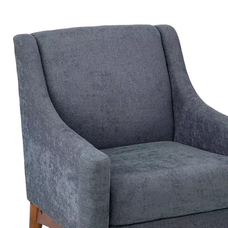 Lot de 2 fauteuils Gérard de style moderne du milieu du siècle avec accoudoirs inclinés | ART OF LIVING DESIGNS