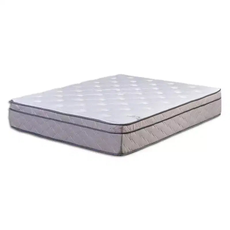 Continental Sleep, 12-Inch Ultra Plush Euro Top Single Sided Hybrid Mattress, Compatible with Adjustable Bed