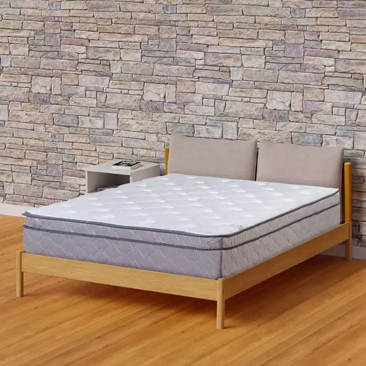 Continental Sleep, Matelas hybride simple face Euro Top ultra moelleux de 12 pouces, compatible avec un lit réglable