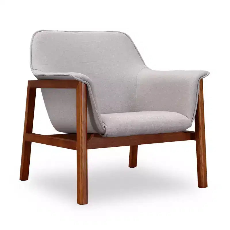 Ensemble de 2 chaises d'appoint Miller en lin tissé - Manhattan Comfort