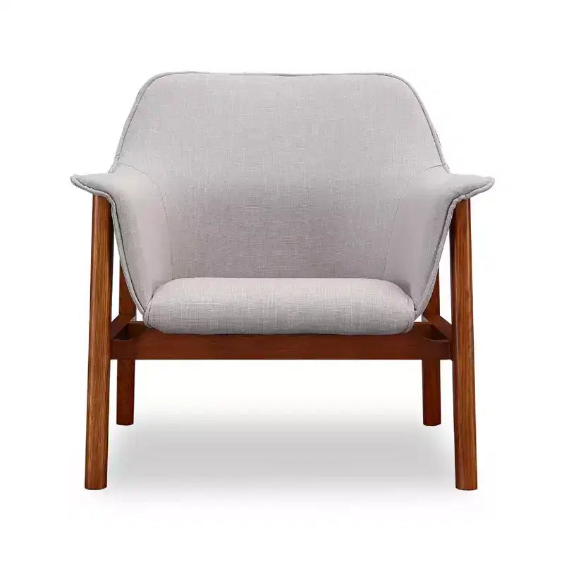 Ensemble de 2 chaises d'appoint Miller en lin tissé - Manhattan Comfort