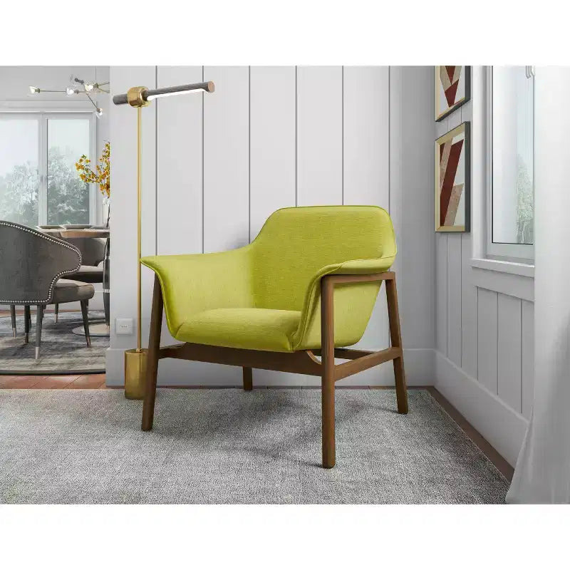 Ensemble de 2 chaises d'appoint Miller en lin tissé - Manhattan Comfort