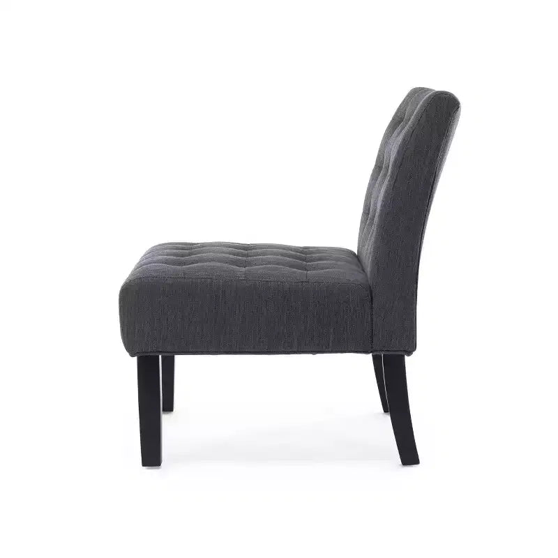 Lot de 2 chaises d'appoint contemporaines en tissu capitonné Lewis - Christopher Knight Home