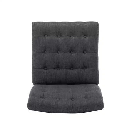 Lot de 2 chaises d'appoint contemporaines en tissu capitonné Lewis - Christopher Knight Home