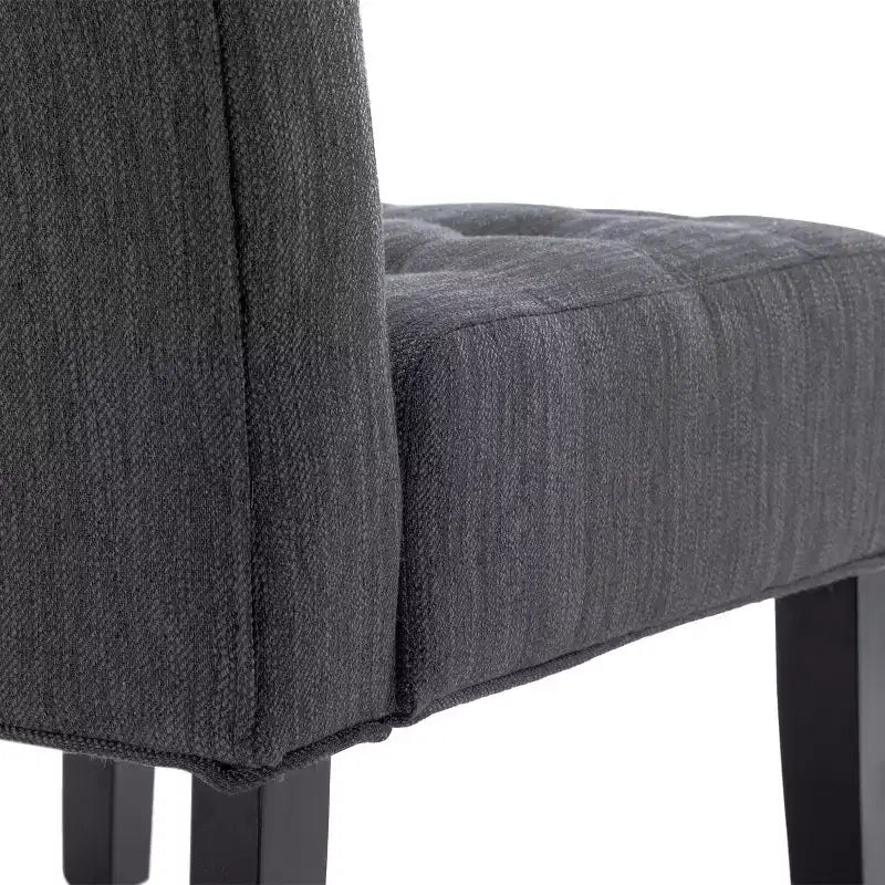 Lot de 2 chaises d'appoint contemporaines en tissu capitonné Lewis - Christopher Knight Home