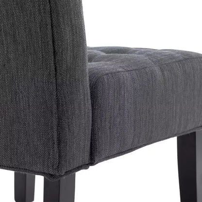 Lot de 2 chaises d'appoint contemporaines en tissu capitonné Lewis - Christopher Knight Home