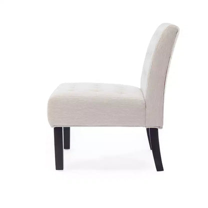 Lot de 2 chaises d'appoint contemporaines en tissu capitonné Lewis - Christopher Knight Home