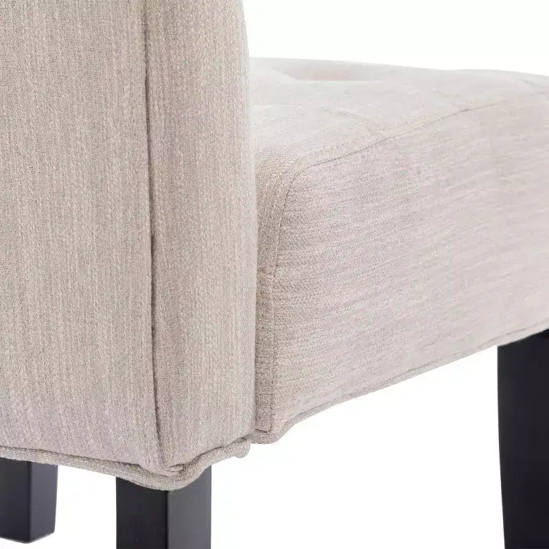 Lot de 2 chaises d'appoint contemporaines en tissu capitonné Lewis - Christopher Knight Home