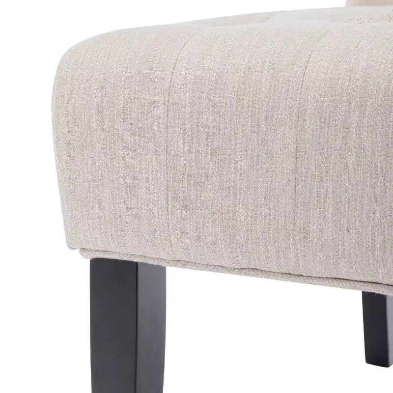 Lot de 2 chaises d'appoint contemporaines en tissu capitonné Lewis - Christopher Knight Home