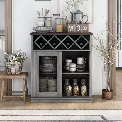 Vaisselier Haight avec porte coulissante - HOMES: Inside + Out