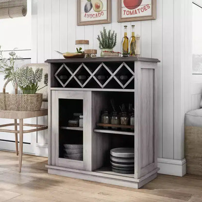 Vaisselier Haight avec porte coulissante - HOMES: Inside + Out