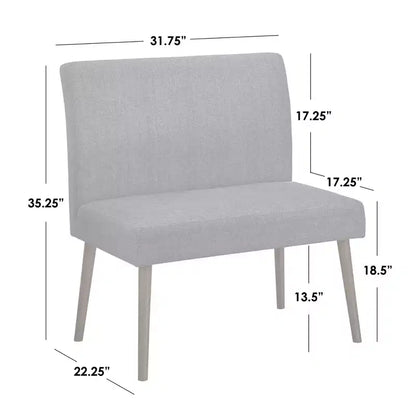Buylateral Ripton Chaise de salle à manger capitonnée du milieu du siècle
