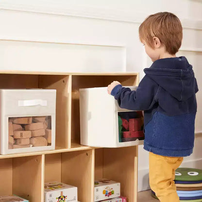 Meuble de rangement simple face 5 compartiments ECR4Kids Streamline, 76 cm, mobilier pour enfants