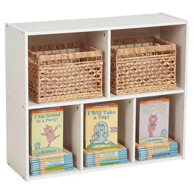 Meuble de rangement simple face 5 compartiments ECR4Kids Streamline, 76 cm, mobilier pour enfants
