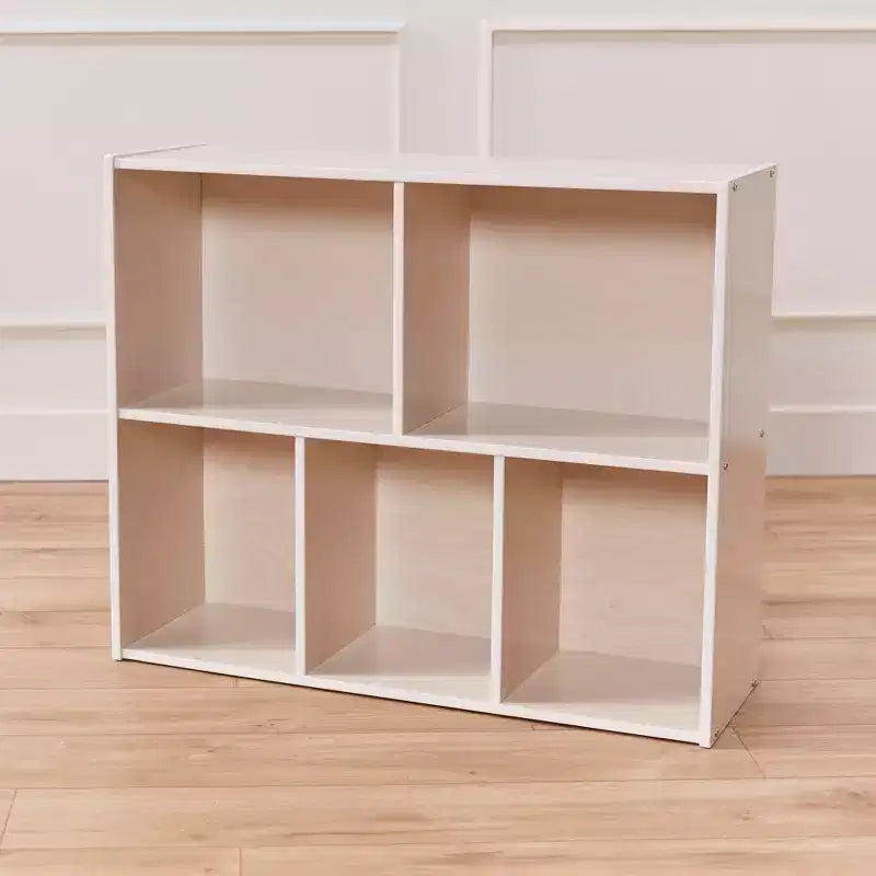 Meuble de rangement simple face 5 compartiments ECR4Kids Streamline, 76 cm, mobilier pour enfants