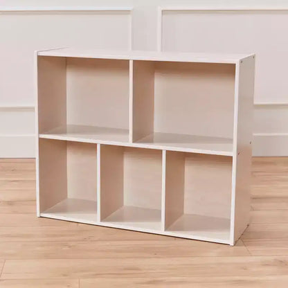 Meuble de rangement simple face 5 compartiments ECR4Kids Streamline, 76 cm, mobilier pour enfants