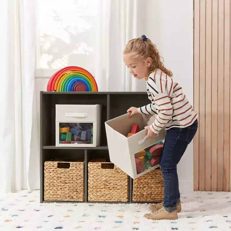 Meuble de rangement simple face 5 compartiments ECR4Kids Streamline, 76 cm, mobilier pour enfants