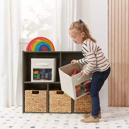 Meuble de rangement simple face 5 compartiments ECR4Kids Streamline, 76 cm, mobilier pour enfants
