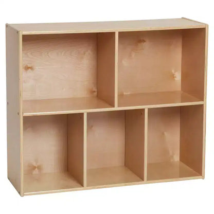 Meuble de rangement simple face 5 compartiments ECR4Kids Streamline, 76 cm, mobilier pour enfants