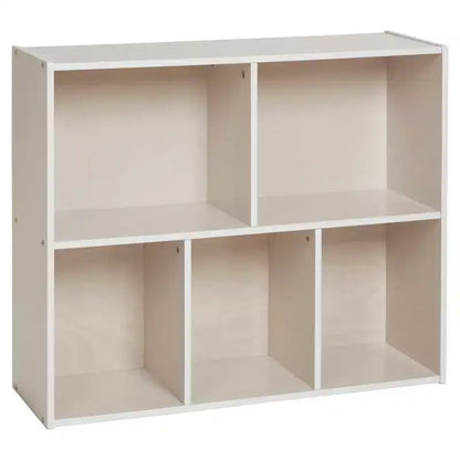 Meuble de rangement simple face 5 compartiments ECR4Kids Streamline, 76 cm, mobilier pour enfants