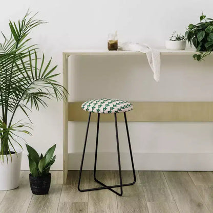Tabouret de bar à hauteur de comptoir rétro floral Maritza Lisa - Deny Designs