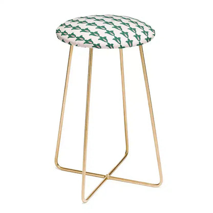 Tabouret de bar à hauteur de comptoir rétro floral Maritza Lisa - Deny Designs