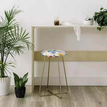 Maritza Lisa White Springs Florals Tabouret de bar hauteur comptoir - Deny Designs
