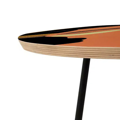 Table d'appoint ronde EELISE_NDRI Mean Greens - Deny Designs