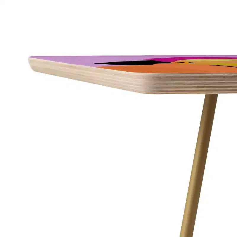 EELISE_NDRI K Table d'appoint carrée Thanks - Deny Designs