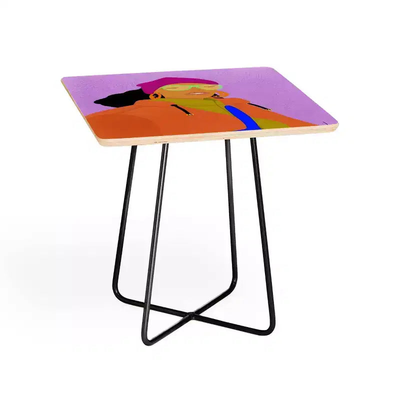 EELISE_NDRI K Thanks Square Side Table - Deny Designs