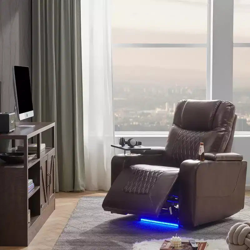 Fauteuil inclinable électrique avec port de chargement USB - ModernLuxe