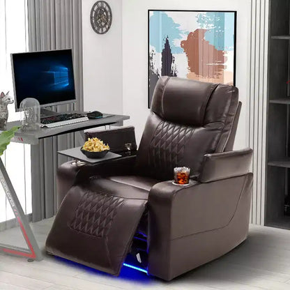 Fauteuil inclinable électrique avec port de chargement USB - ModernLuxe