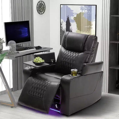 Fauteuil inclinable électrique avec port de chargement USB - ModernLuxe