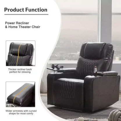 Fauteuil inclinable électrique avec port de chargement USB - ModernLuxe