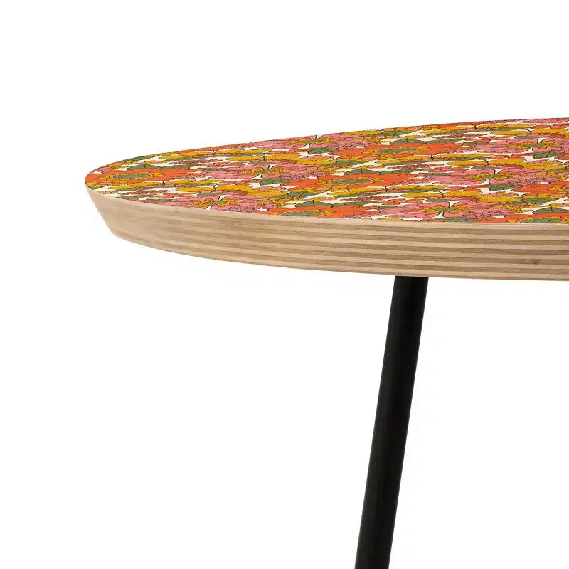 Table d'appoint rétro ThirtyOne Illustrations Spring - Deny Designs