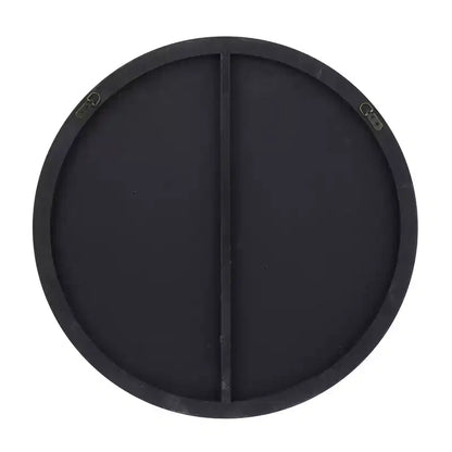 Miroir Mural Rond en Bois avec Cadre Mince Minimaliste - Olivia & May