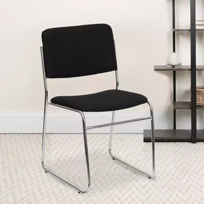Flash Furniture Lot de 4 Chaises empilables haute densité HERCULES Series 500 lb avec base luge