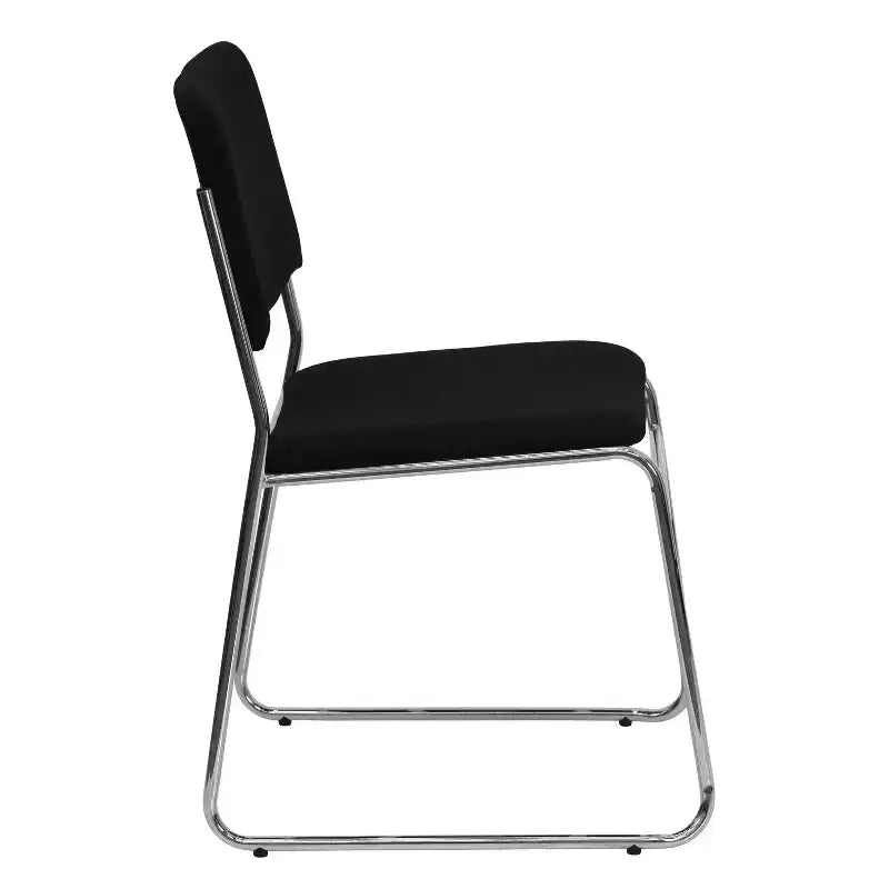 Flash Furniture Lot de 4 Chaises empilables haute densité HERCULES Series 500 lb avec base luge