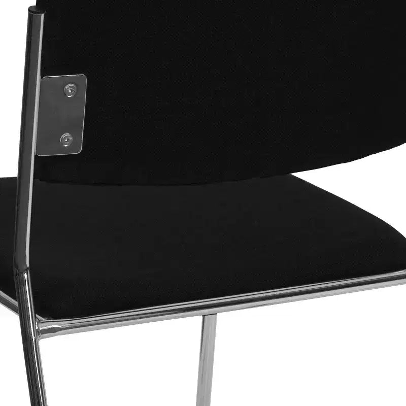 Flash Furniture Lot de 4 Chaises empilables haute densité HERCULES Series 500 lb avec base luge