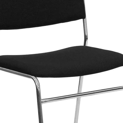 Flash Furniture Lot de 4 Chaises empilables haute densité HERCULES Series 500 lb avec base luge