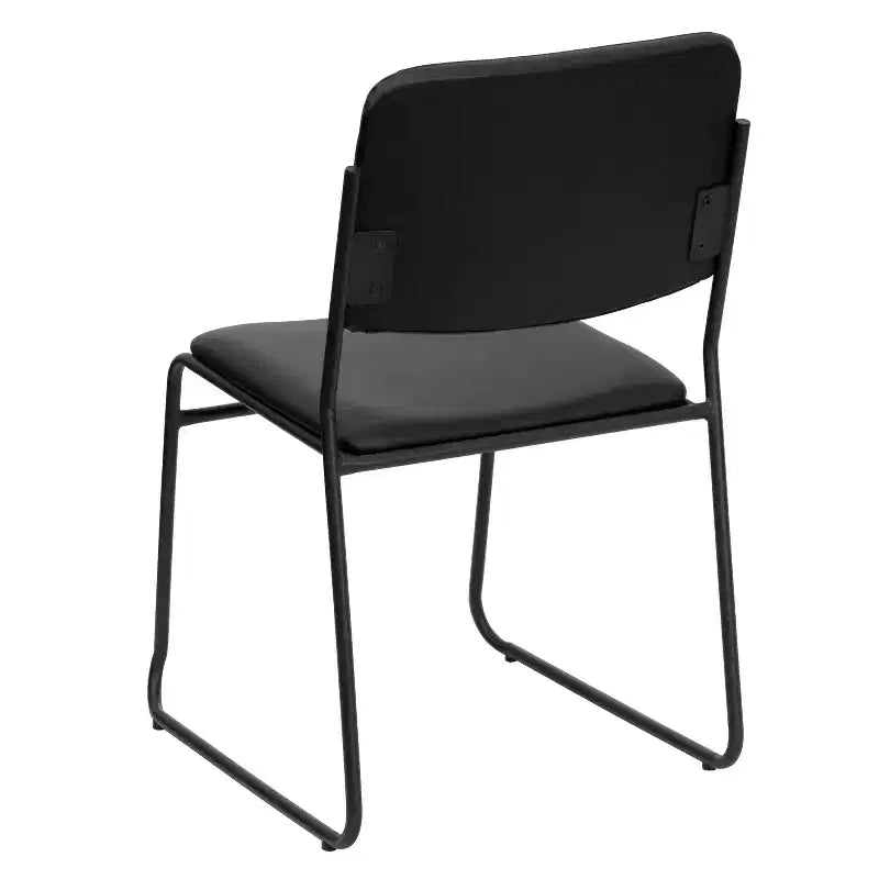 Flash Furniture Lot de 4 Chaises empilables haute densité HERCULES Series 500 lb avec base luge